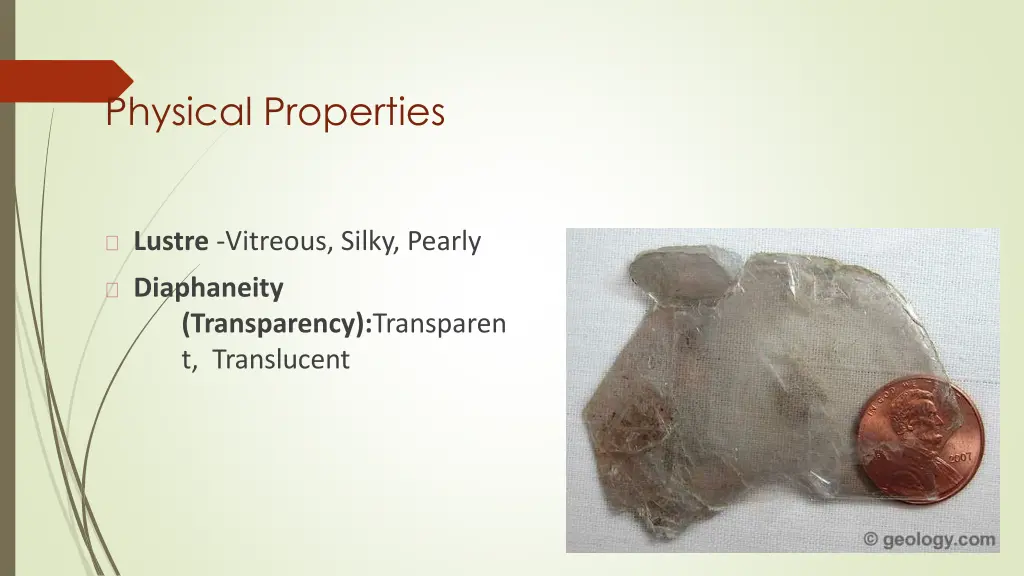 physical properties