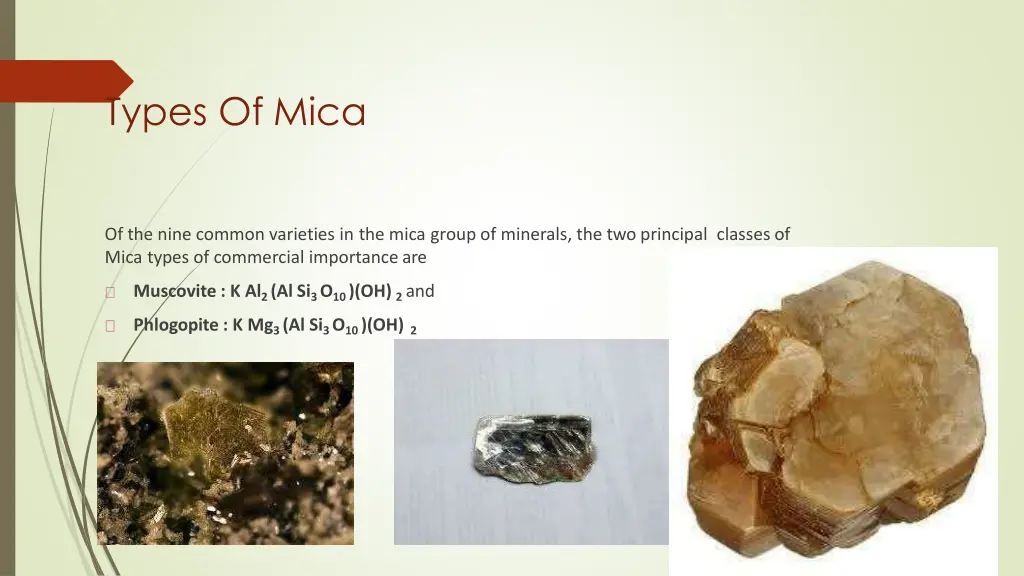 types of mica