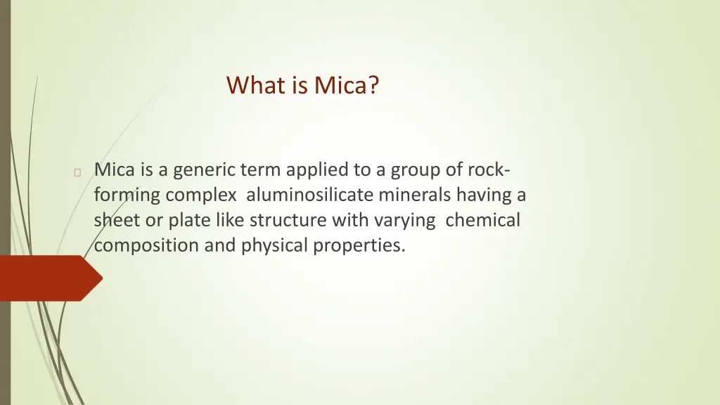 what is mica