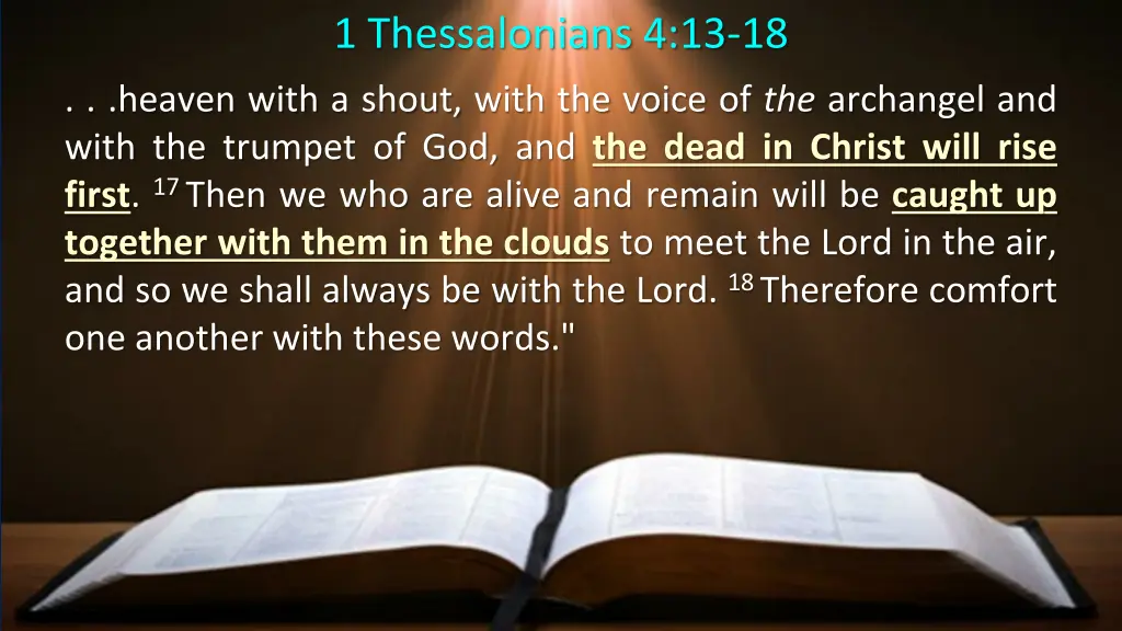 1 thessalonians 4 13 18 1