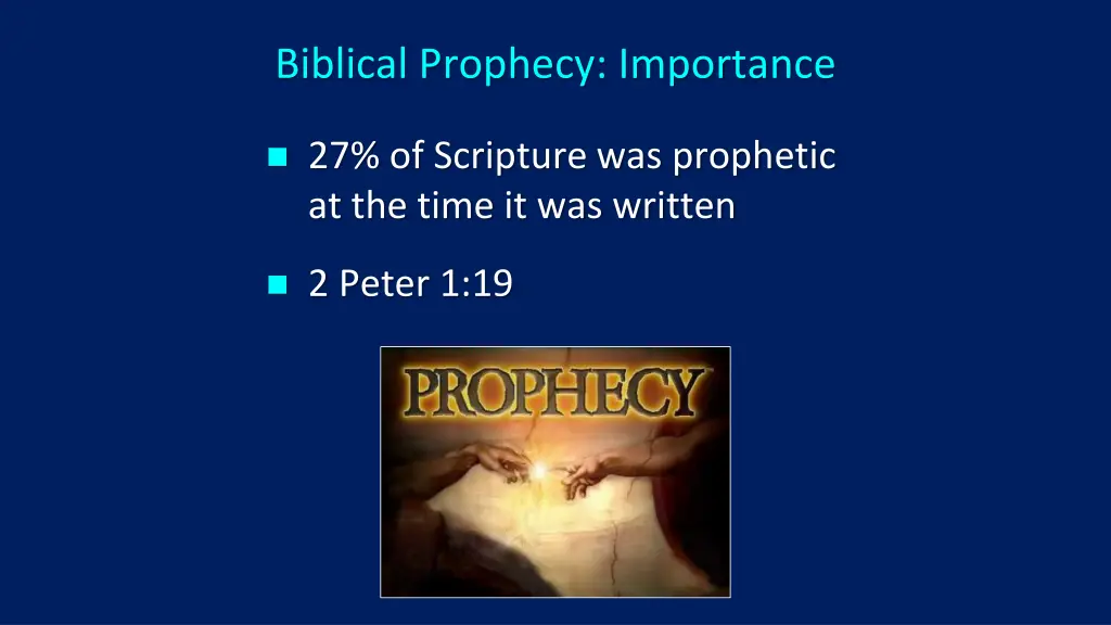 biblical prophecy importance