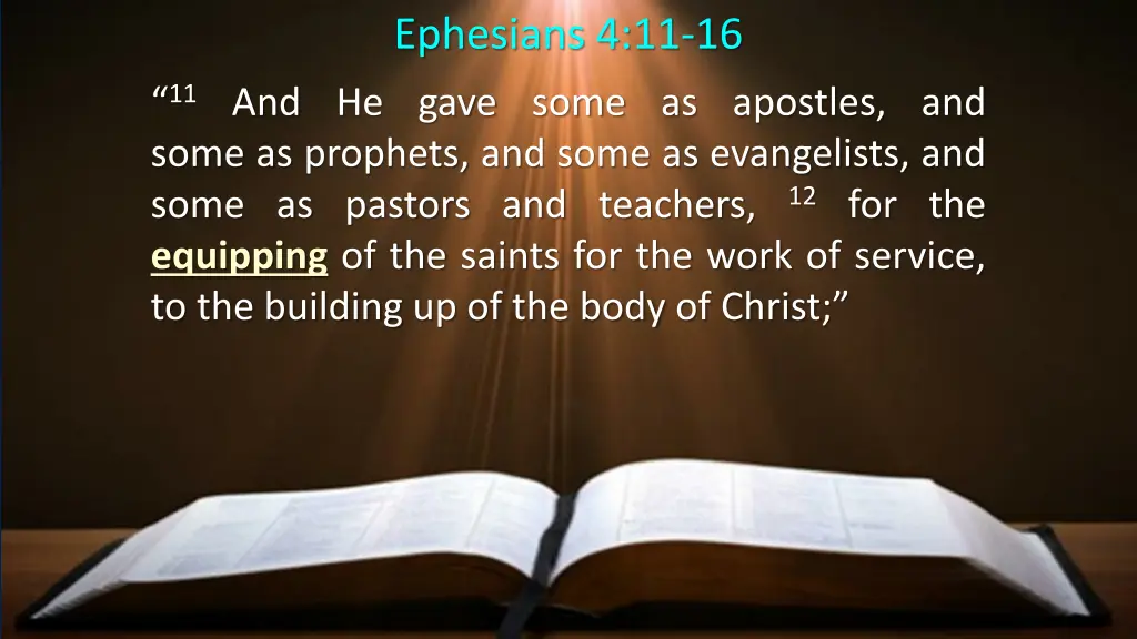 ephesians 4 11 16