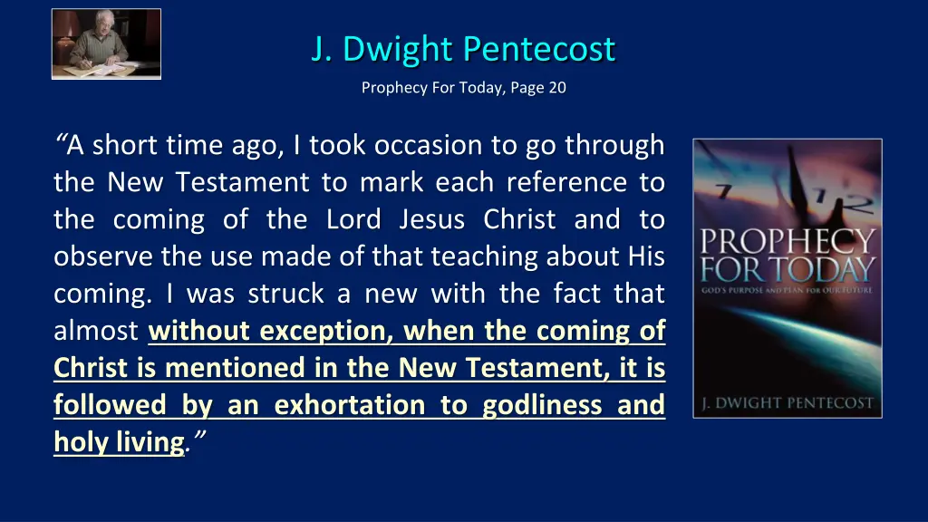 j dwight pentecost