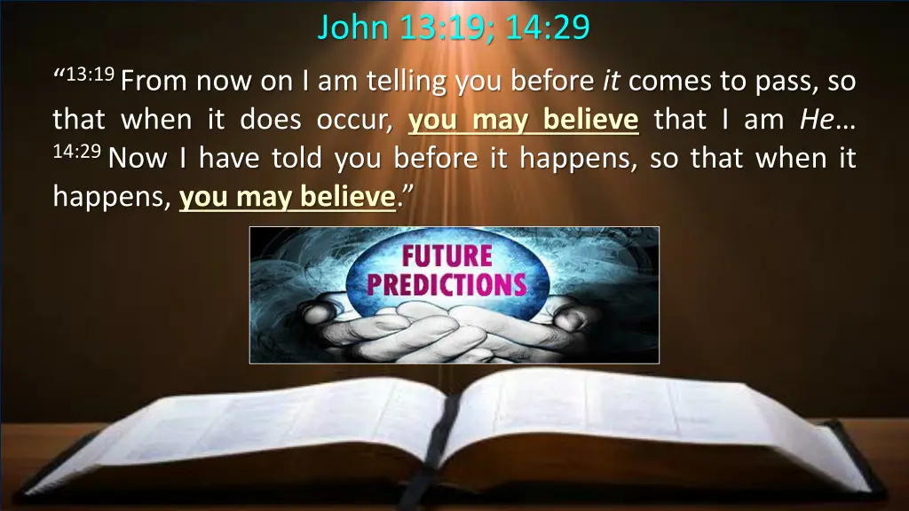 john 13 19 14 29