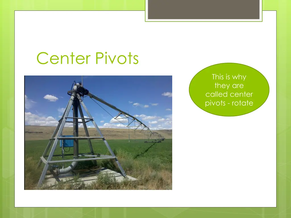 center pivots 2