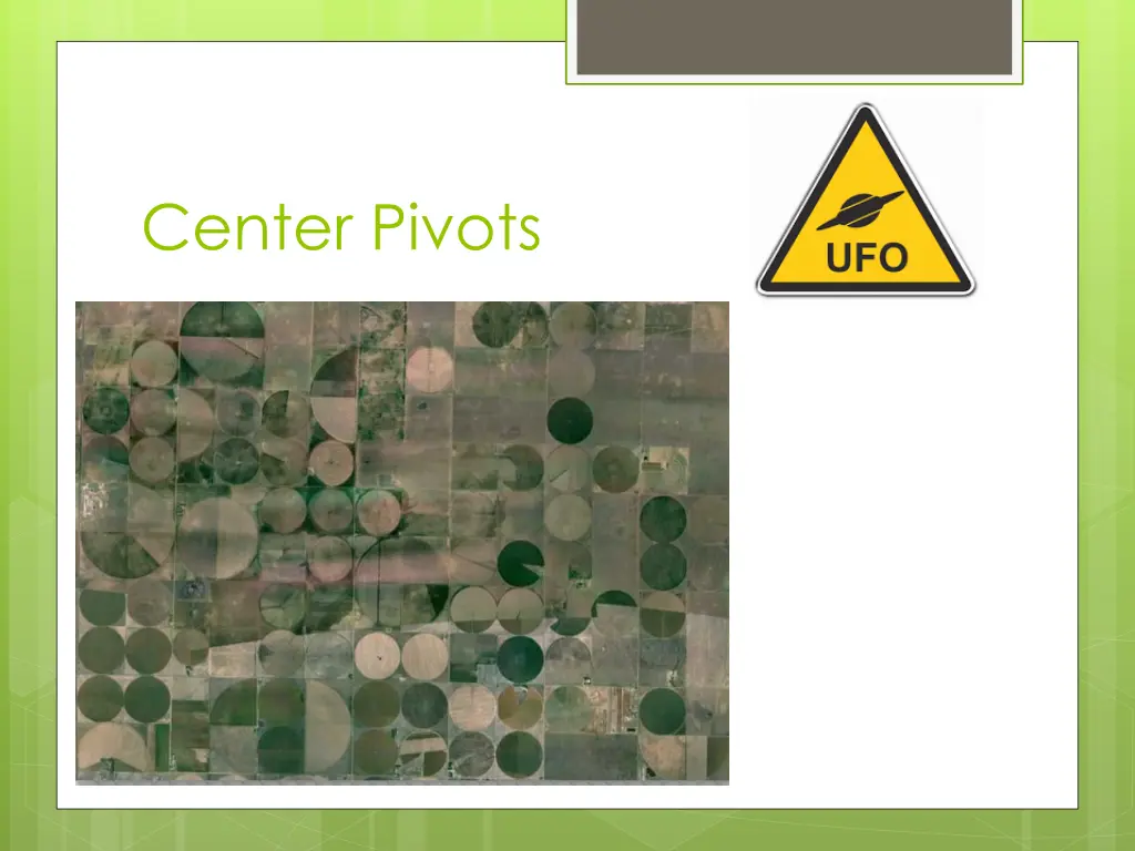 center pivots