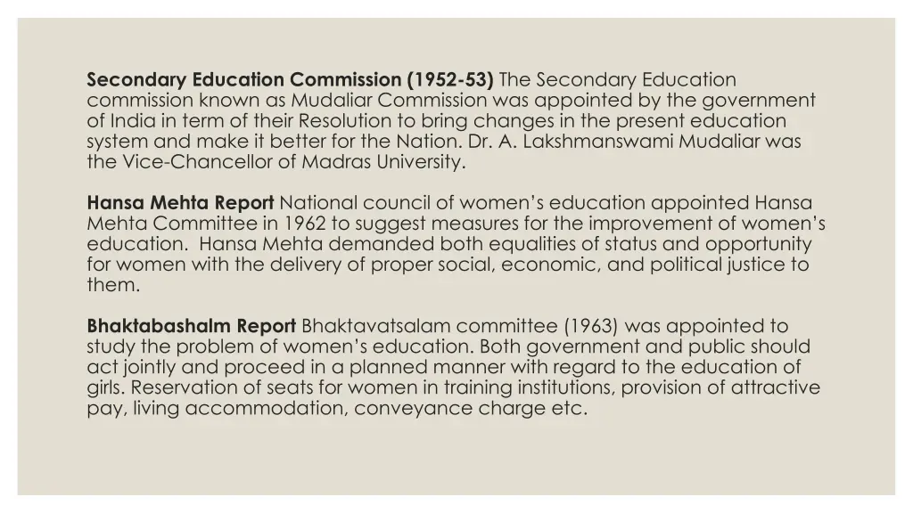 secondary education commission 1952