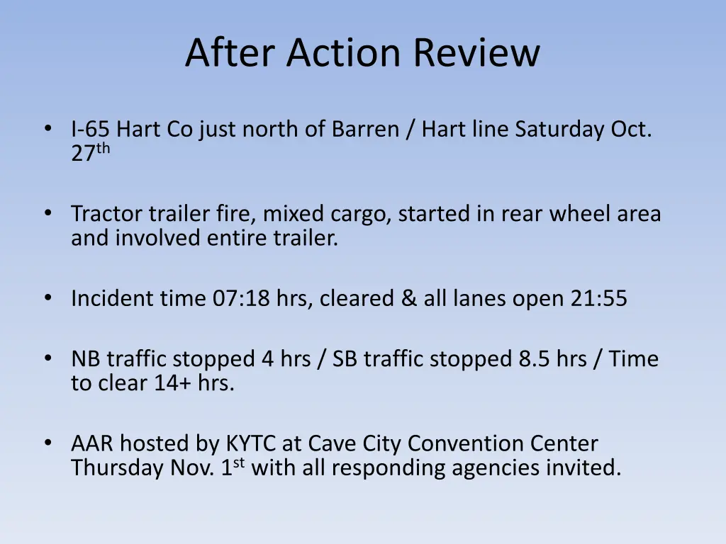 after action review