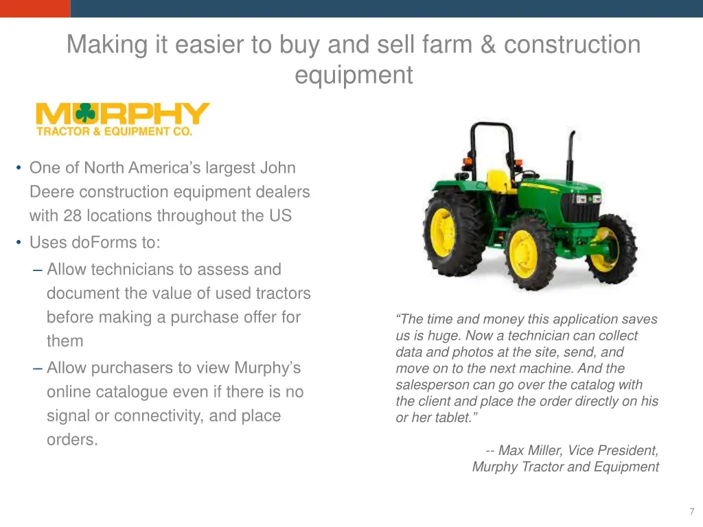 making it easier to buy and sell farm