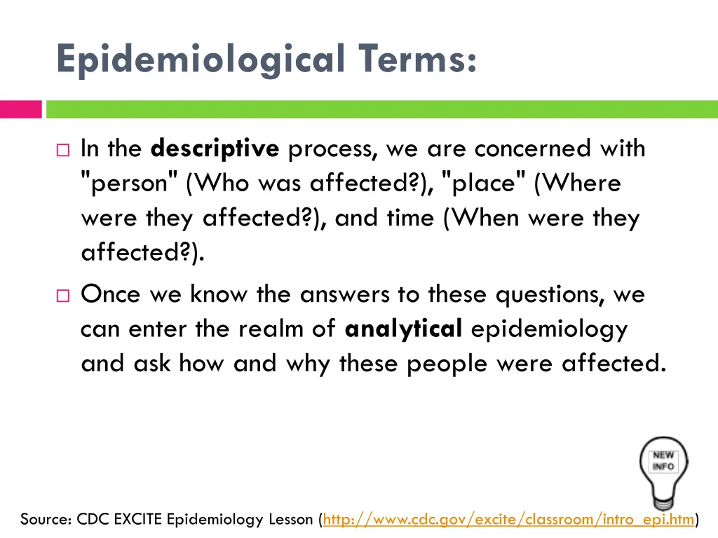 epidemiological terms 2