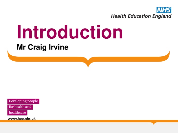 introduction mr craig irvine