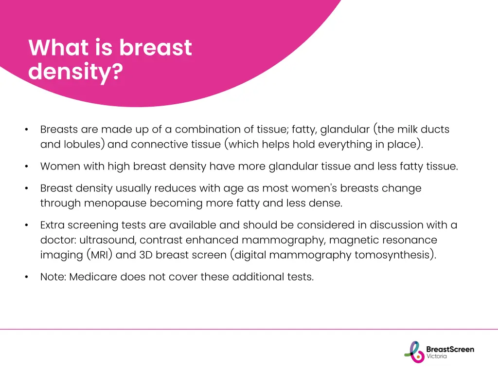 what is breast density
