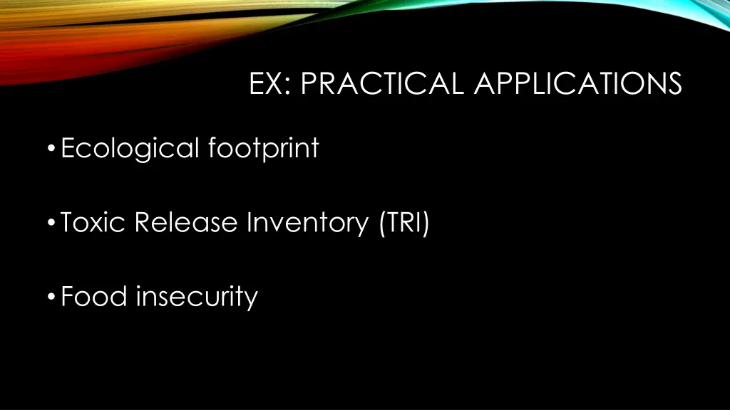 ex practical applications 1