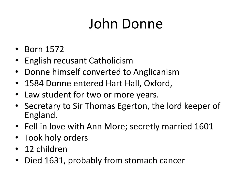 john donne 1