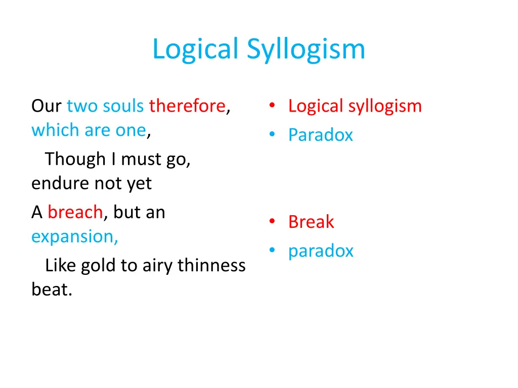 logical syllogism