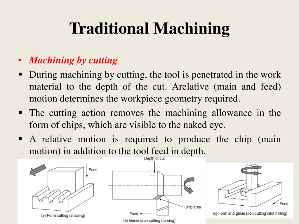 traditional machining 1