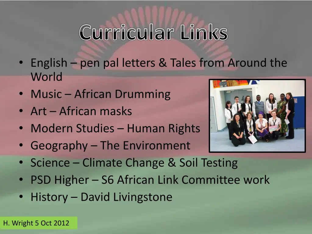 curricular links