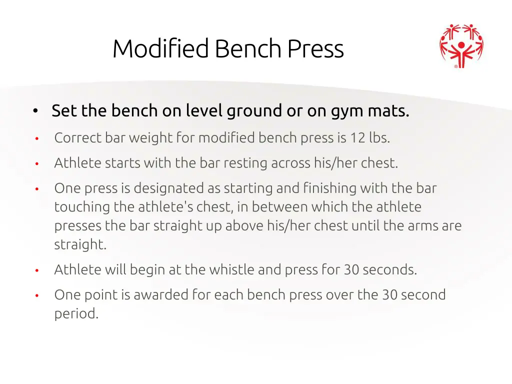 modified bench press