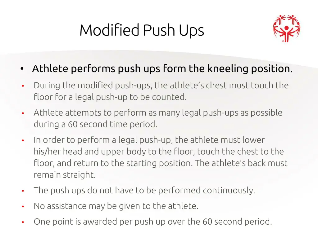 modified push ups