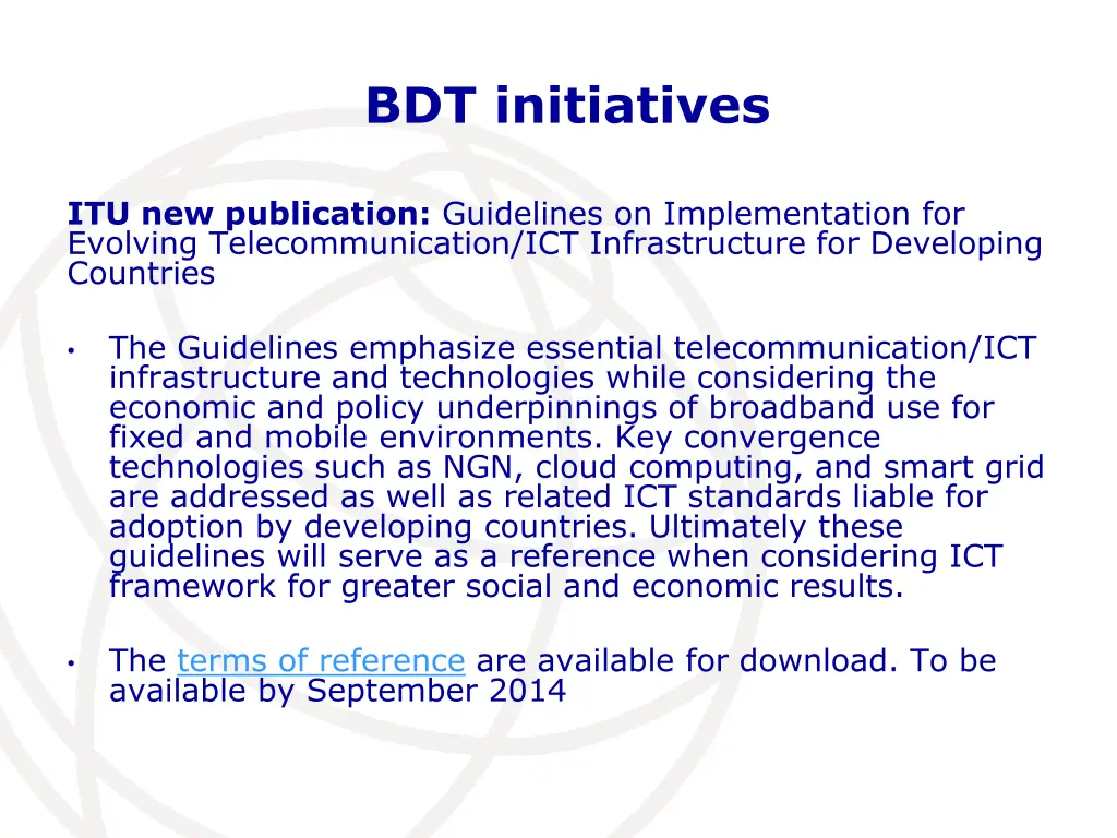 bdt initiatives 1