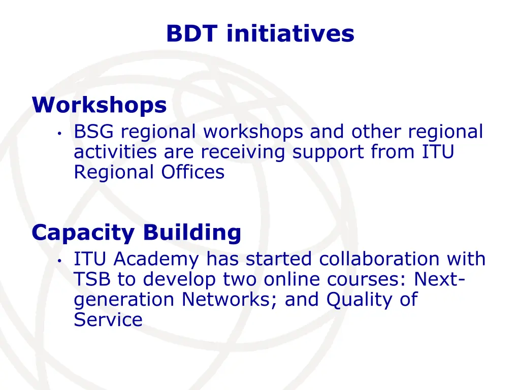 bdt initiatives