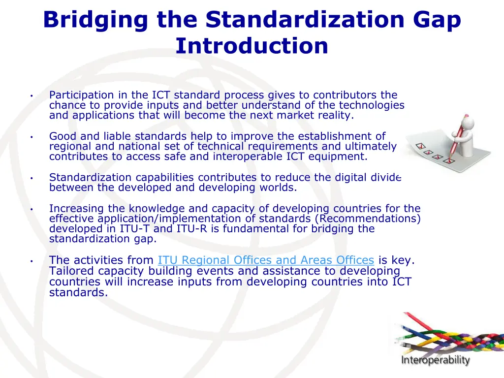 bridging the standardization gap introduction