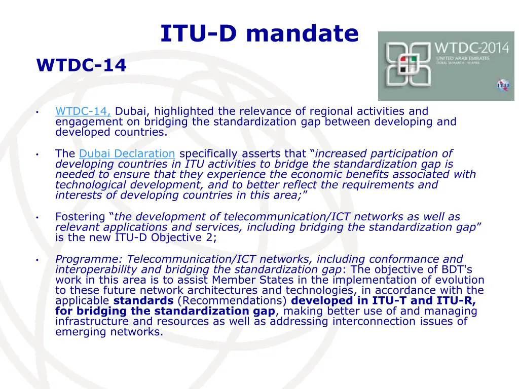 itu d mandate 1