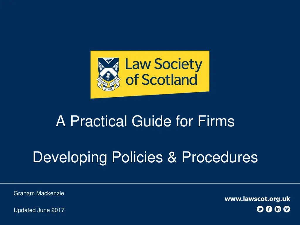 a practical guide for firms