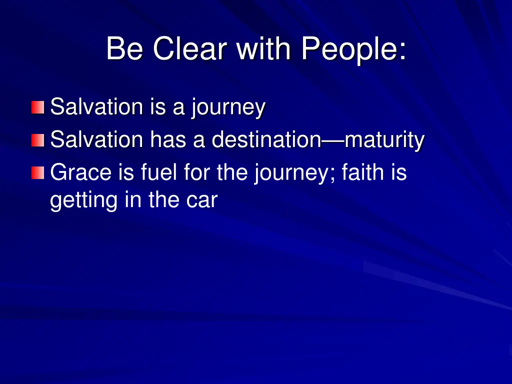 be clear with people 2