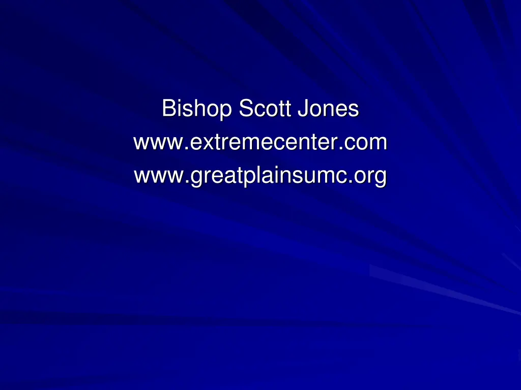 bishop scott jones www extremecenter