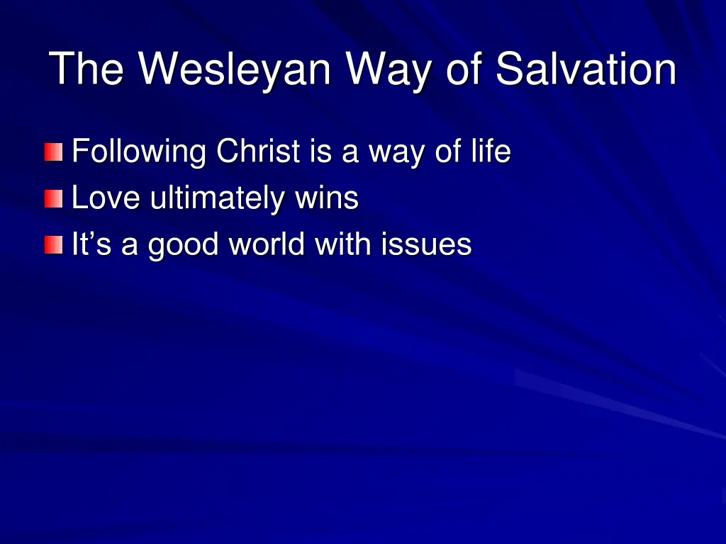 the wesleyan way of salvation 2