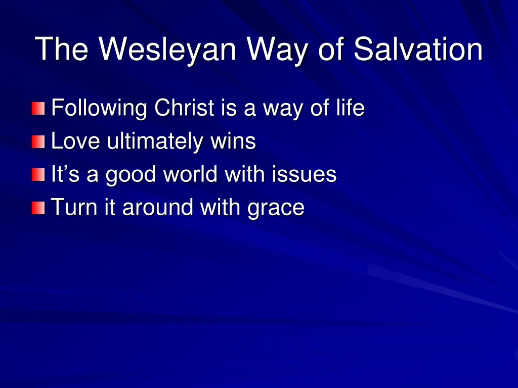 the wesleyan way of salvation 3