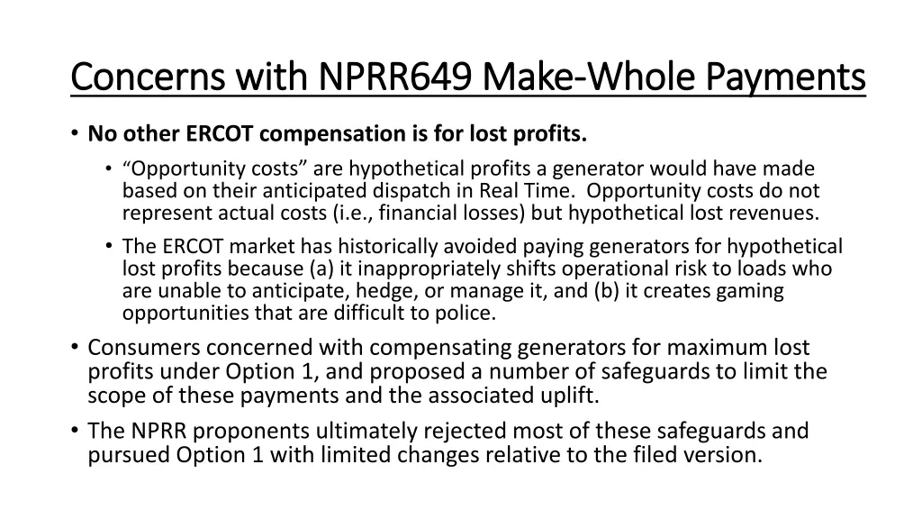 concerns with concerns with nprr649