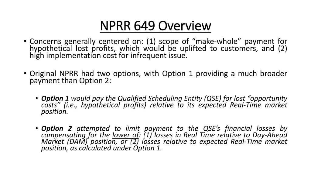 nprr 649 overview nprr 649 overview