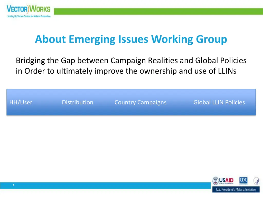 about emerging issues working group