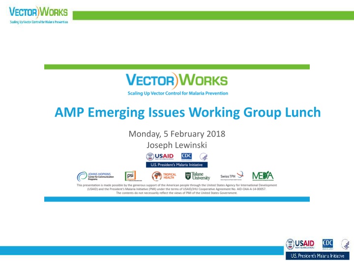 amp emerging issues working group lunch