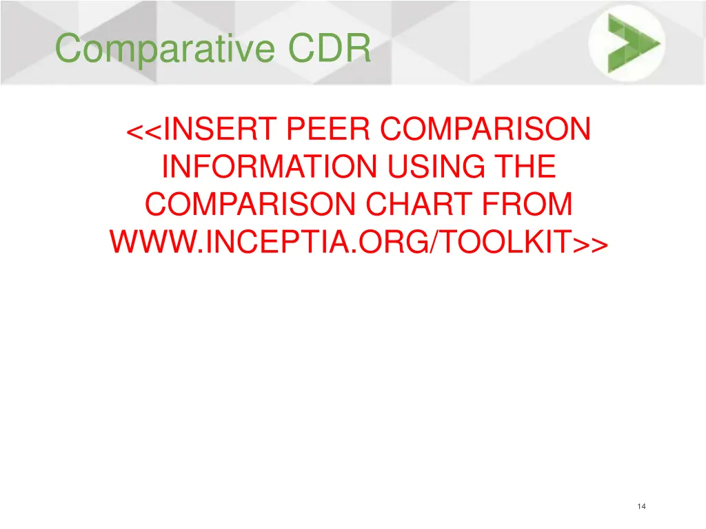 comparative cdr