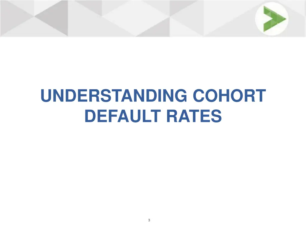 understanding cohort default rates