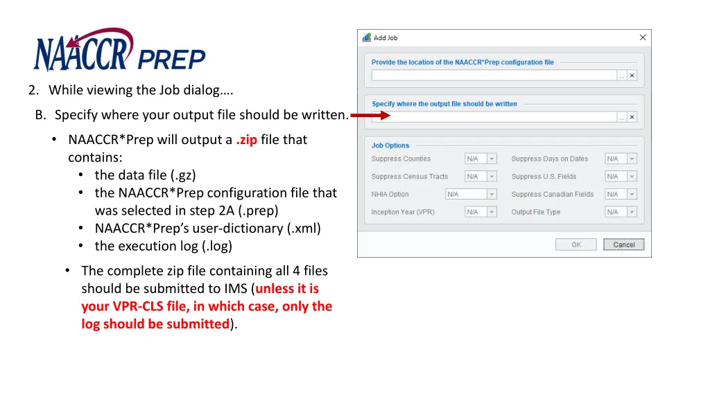 2 while viewing the job dialog 2