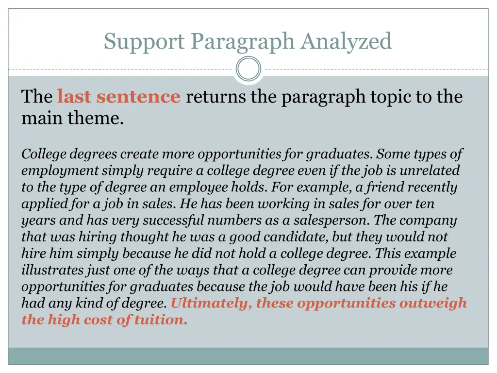 support paragraph analyzed 4