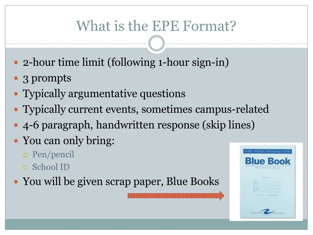 what is the epe format