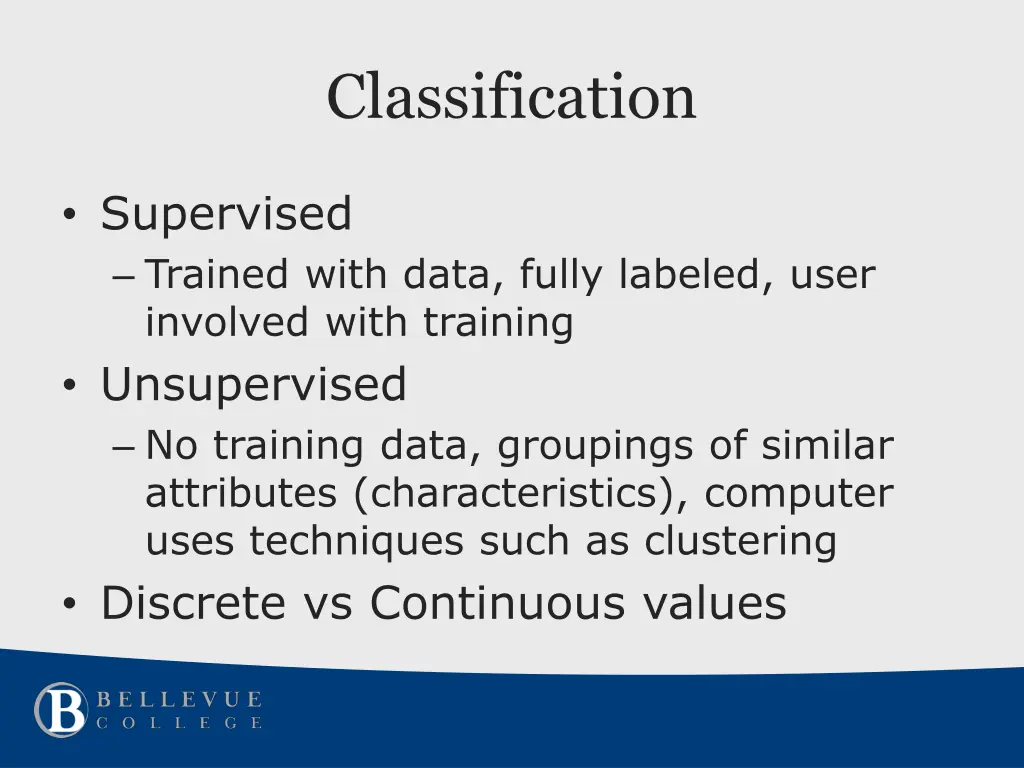 classification