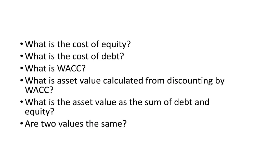 what is the cost of equity what is the cost