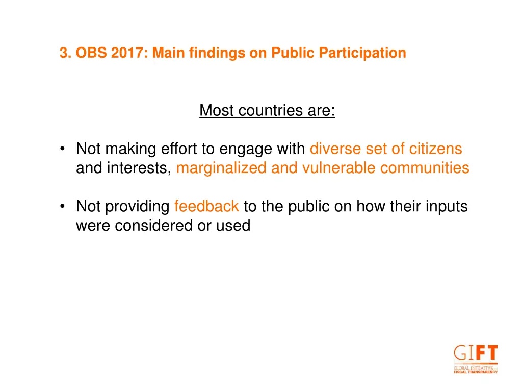 3 obs 2017 main findings on public participation