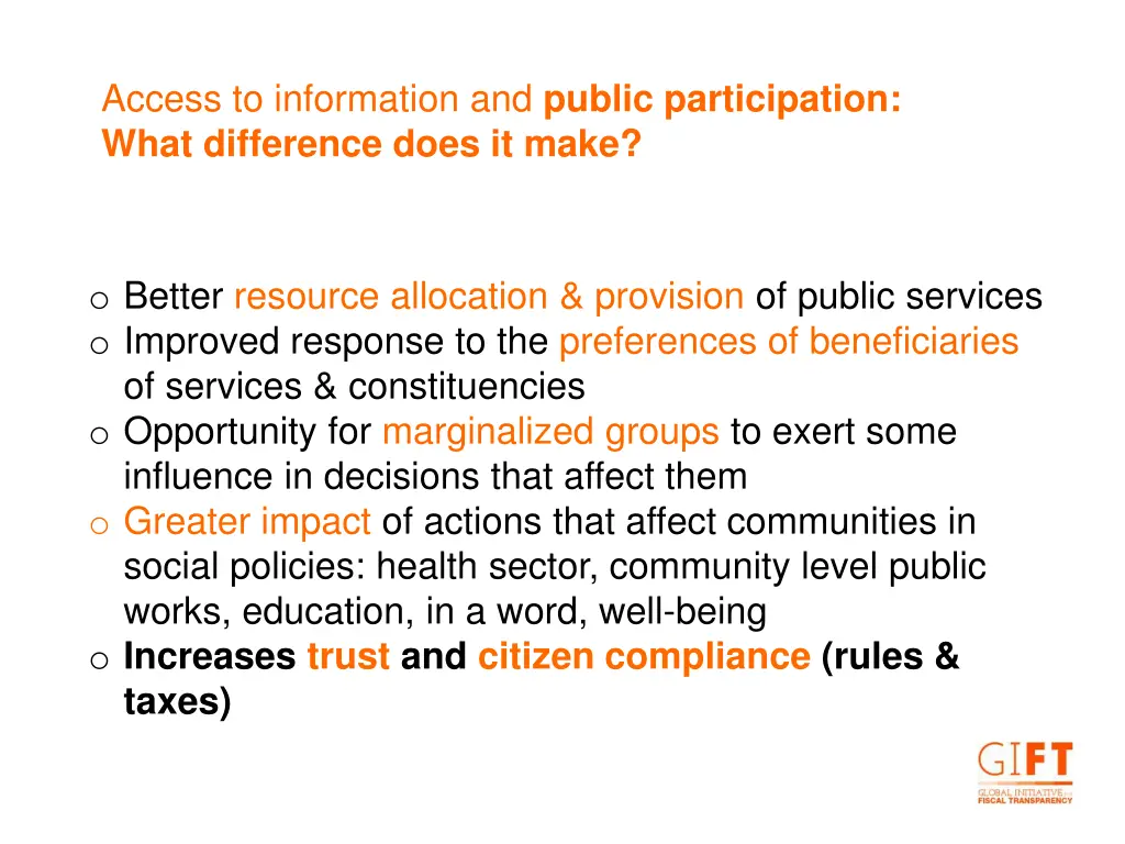 access to information and public participation