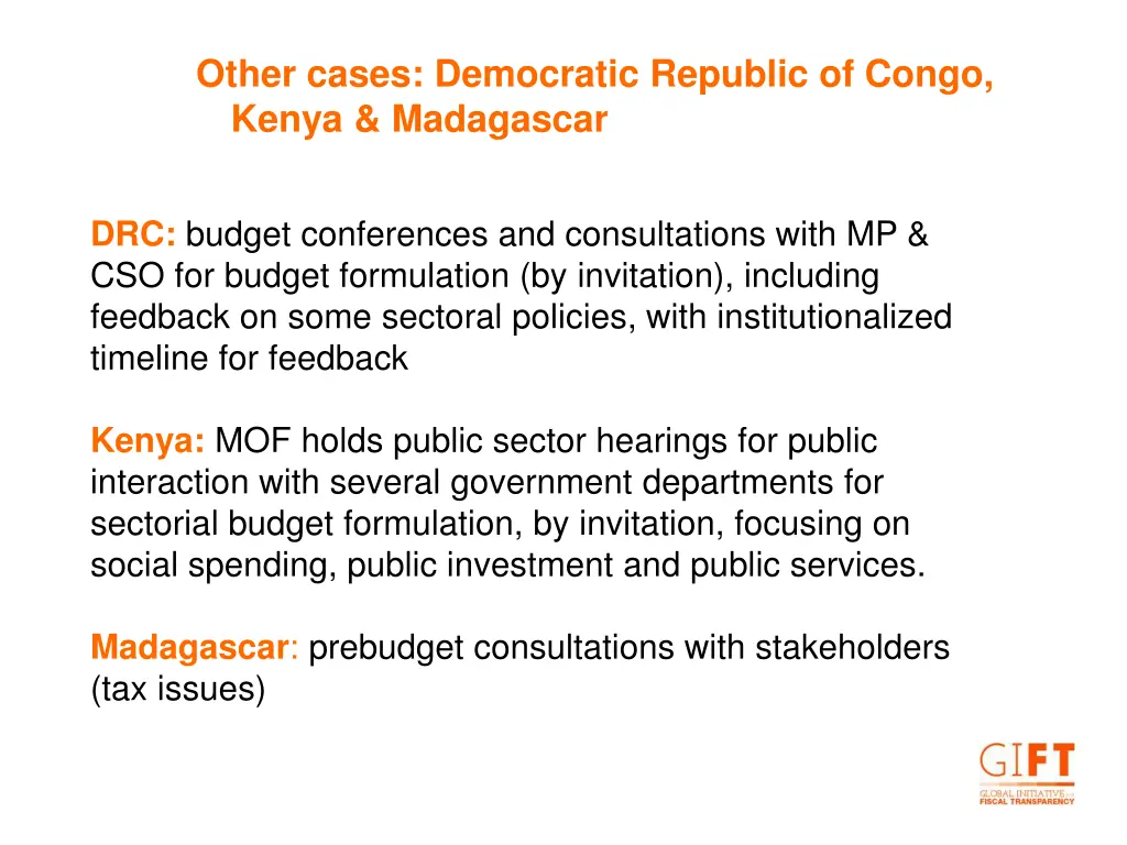 other cases democratic republic of congo kenya