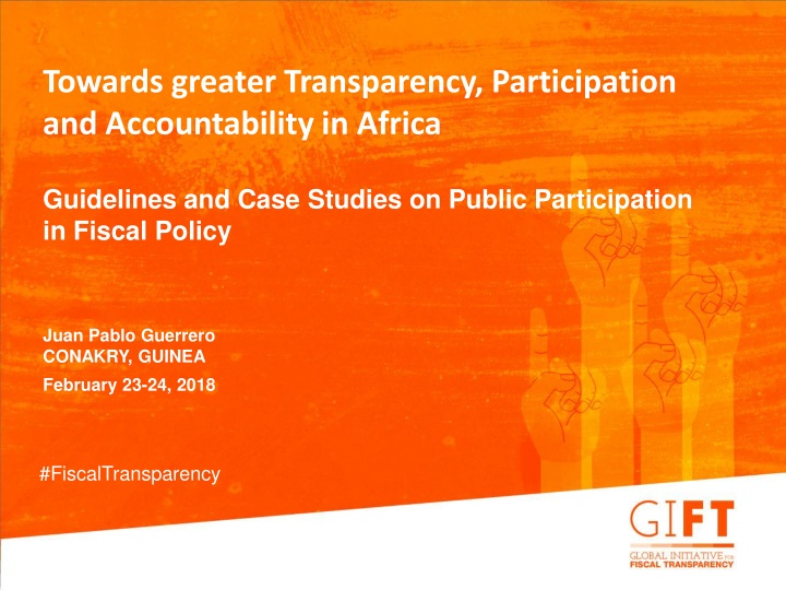 towards greater transparency participation