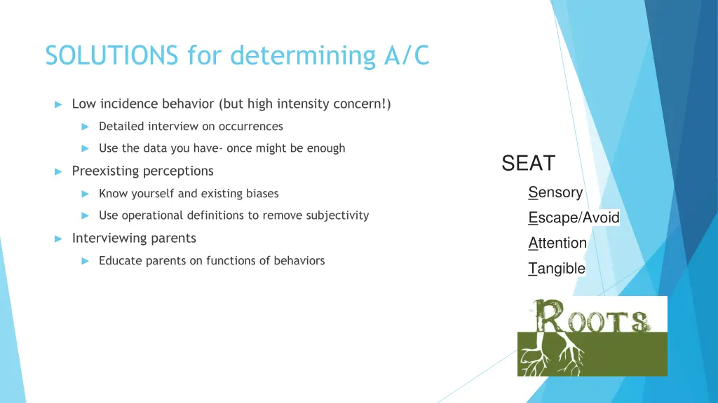 solutions for determining a c 1