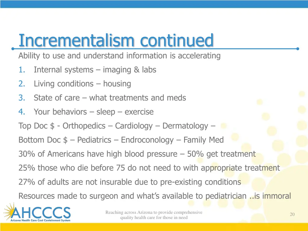 incrementalism continued ability