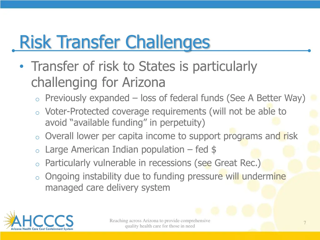 risk transfer challenges transfer of risk